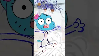 She animated Gumball and the did this