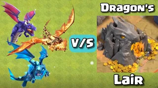 Dragons vs Dragon's Lair | Clash of Clans