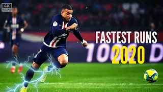 Fastest Sprint Speeds & Runs in Football 2020 ᴴᴰ