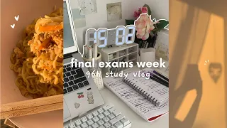 Final exams week 🖇 96h study vlog, lots of note taking, being productive, revising etc.