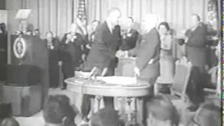 President Johnson Signs Medicare into Law