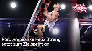 Felix Streng setzt im Kamin zum Zielsprint an | Ninja Warrior Germany Promi-Special 2022