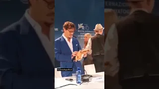 Bodyguard Gets Hit Hard For Trying To Steal Johnny Depp's Lion