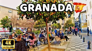 🇪🇦[4K] GRANADA - The Most Charming City in the World - Enchanting Streets of Andalusia, Spain