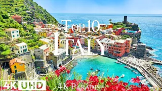 Top 10 places to visit in Italy (Video 4K UHD) - Relaxing Music and Nature Video Ultra HD