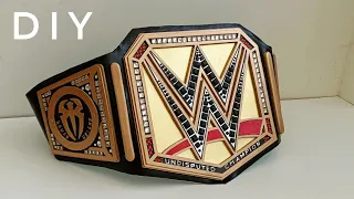 How To Make Undisputed WWE Universal Championship | DIY Undisputed Championship