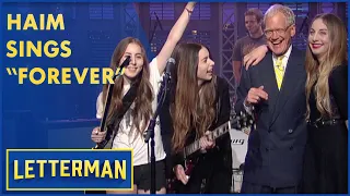 Haim Performs "Forever" | Letterman