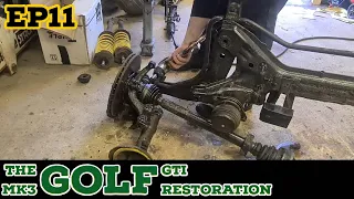 "The Mk3 Golf Gti Restoration" EP11 Front Subframe Stripping