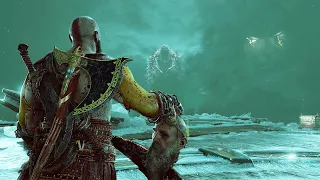 Mimir’s Reaction when He Finds Out That Kratos Is Ghost Of Sparta, The Son Of Zeus - God Of War PS5