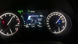 Toyota Camry 3,5 V70 2018 (330hp) acceleration 20-200