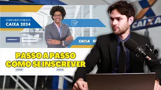 Como Fazer a Inscrição no Concurso Caixa 2024 | Solicitar Isenção | Escolher Cidade