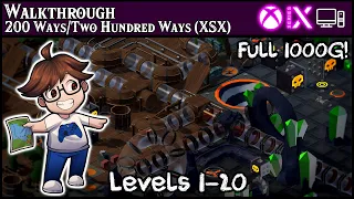 Walkthrough - 200 Ways/Two Hundred Ways (Xbox) - All Achievements - Levels 1-20