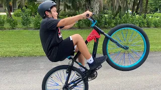 How to wheelie a bike