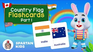 Learn Country Flags of The World | Country Flags Flash Cards | With Poppy