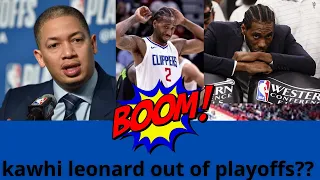 BREAKING NEWS, WILL KAWHI LEONARD BE ABLE TO PLAY IN THE PLAYOFFS ?? CLIPPER NATION NEWS TODAY