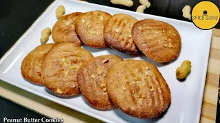 Peanut Butter Cookies with Homemade Peanut Butter | Air Fryer Peanut Butter Cookies | #spicegame