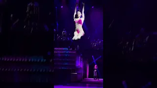 Yes, she is hanging FROM HER HAIR | Cirque du Soleil #shorts