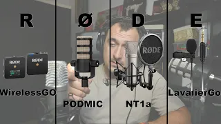 Rode mics review | Podmic vs. NT1a vs. Wireless GO vs. Lavalier Go