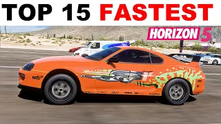 Top 15 Fastest Cars Drag Race in Forza Horizon 5 (2023 Update)