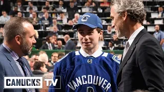 Draft Day with Quinn Hughes - Behind the Scenes