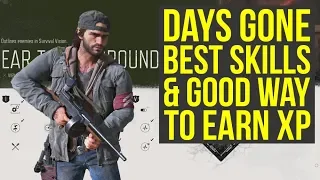 Days Gone Best Skills YOU WANT TO GET & Good Way To Earn XP (Days Gone Tips And Tricks)