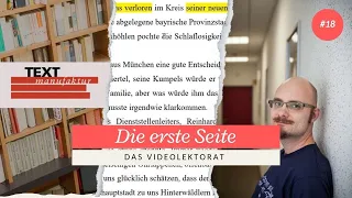 Textmanufaktur - Videolektorat - Die erste Seite #18