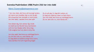 Psalm 256 Var inte rädd