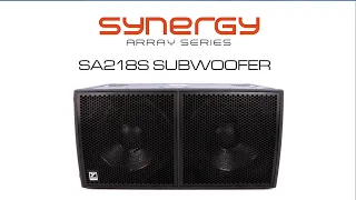 Synergy SA218S Dual 18" Powered Subwoofer