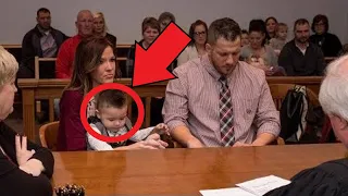 They decided to adopt a child. What the boy did in the courtroom is amazing!