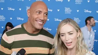 Dwayne Johnson And Emily Blunt Talk About Their Comedic Chemistry In 'Jungle Cruise'