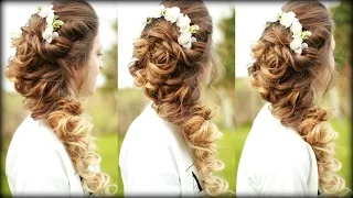 Easy Cascading Curls Hairstyle | Prom Hairstyles | Braidsandstyles12