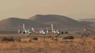 Updated Virgin Galactic SpaceShipTwo First Powered Test Flight B-Roll And Interviews