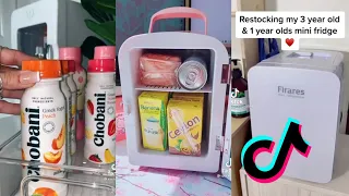 Satisfying Mini Fridge Restock Tiktok Compilation#4🌼🌼