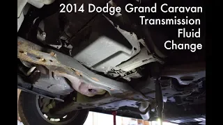 2014 Dodge Grand Caravan Transmission Fluid Change