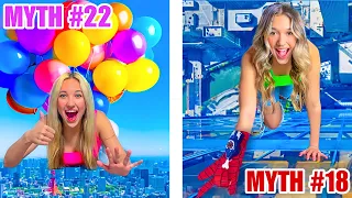 BUSTING CRAZY MYTHS FOR 24 HOURS! *CHALLENGE