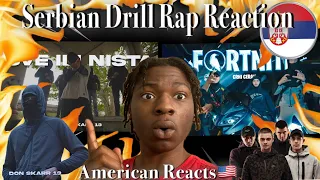 American Reacts To Serbian Drill Rap! Ft. Crni Cerak - FORTNITE & Don Skarr 13 - Sve Ili Ništa