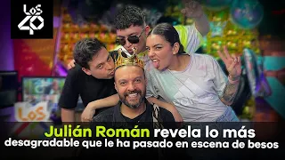 Julián Román revela lo más desagradable que le ha pasado en escena de besos 🤢😅