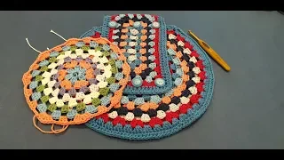 Crochet Granny Circle/Mandala Blanket - Part 1