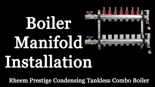 Radiant Heat Manifold Installation for Heating our Off Grid Home