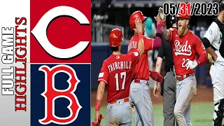 boston red sox vs cincinnati reds FULL GAME HIGHLIGHTS | MLB To Day | May 31, 2023 |MLB 2023