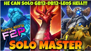 SOLO MASTER !!! | HE CAN SOLO GB12 DB12 & LEOS HELL SUMMONERS WAR