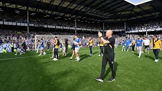 THANK YOU, EVERTONIANS! | Players' lap of appreciation at Goodison