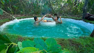 How to Build the Most Beautiful Underground Swimming in Jungle