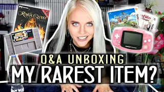 Best 3DS RPGs? Rarest item in collection? First game I played? - Ircha Gaming Q&A UNBOXING!
