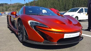 Volcano Orange McLaren P1 - Exhaust Sounds!