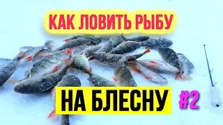 Как ловить рыбу на блесны Что делать на льду Зимняя рыбалка Часть 2