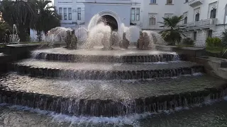 Сухум, Абхазия. Фонтан "Грифон" (Abkhazia, Sukhum, fountain Griffin)