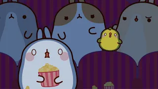 Molang and Piu Piu : The SCARIEST HORROR MOVIE 📽️  | Funny Compilation For Kids