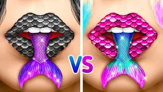 Wednesday vs Enid vs Mermaid! Mermaid Makeover to Save Missing Kids