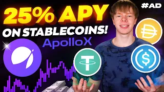 I’m Earning 25% APY On STABLECOINS! (ApolloX ALP Pool)